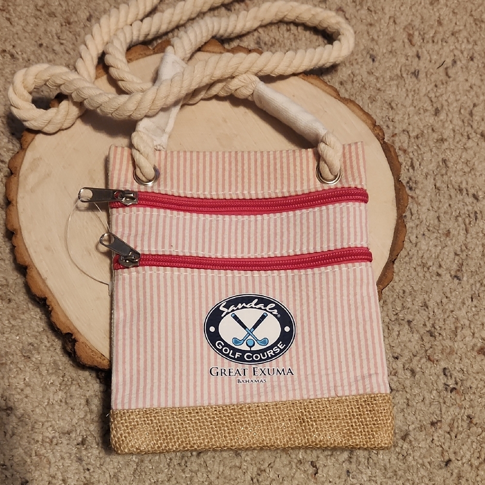 Sandals Great Exuma Golf Course Bahamas Crossbody Handbag
